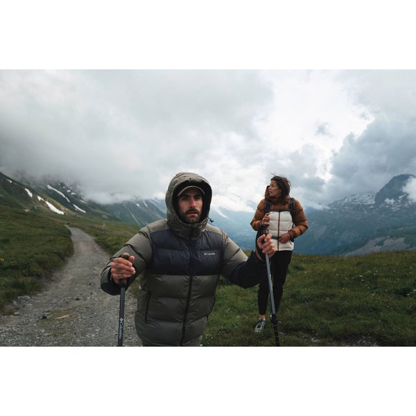 Kurtka puchowa męska Pike Lake II Hooded Columbia - Mountain Blue