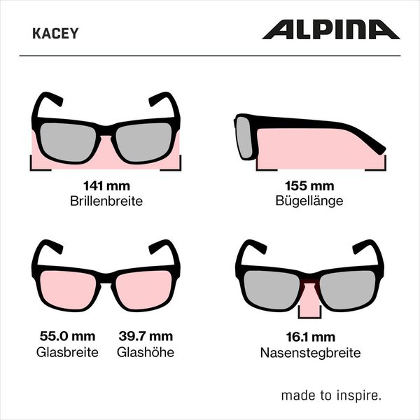 Okulary przeciwsłoneczne juniorskie Kacey Alpina