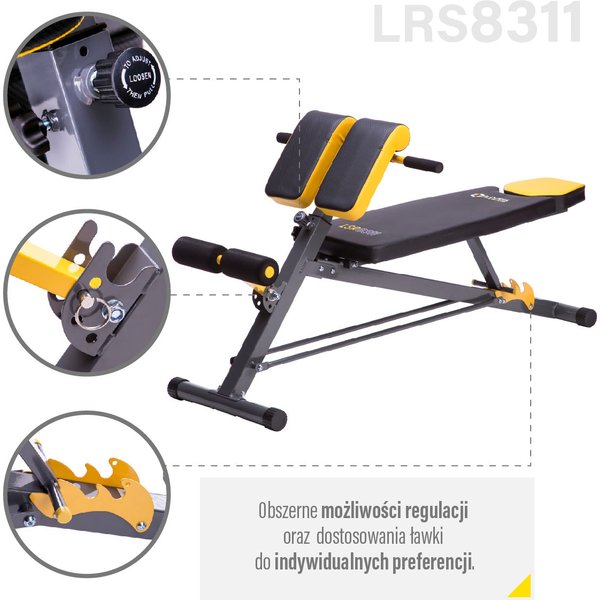 Ławka rzymska LSR8311 HMS Premium