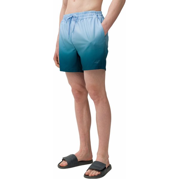 Spodenki kąpielowe męskie 4FWSS24UBDSM089 4F - morska zieleń