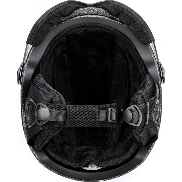 Kask narciarski z szybą Holo Meteor - czarny