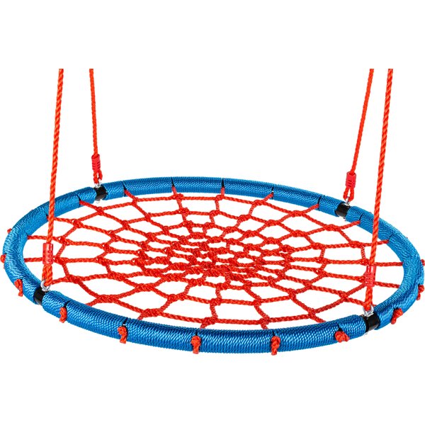 Huśtawka ogrodowa, bocianie gniazdo XXL Net Outtec - blue/red