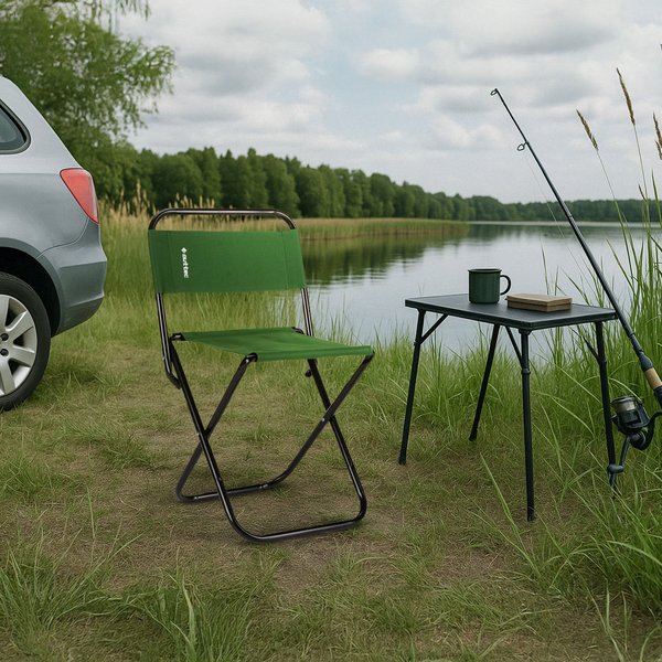 Krzesło turystyczne, wędkarskie Easy Catch Outtec - Zielony