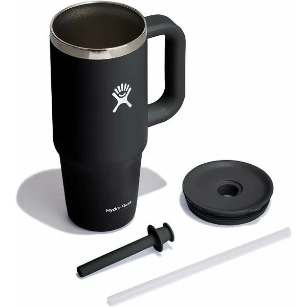 Kubek ze słomką All Around Travel Tumbler 710ml Hydro Flask - czarny