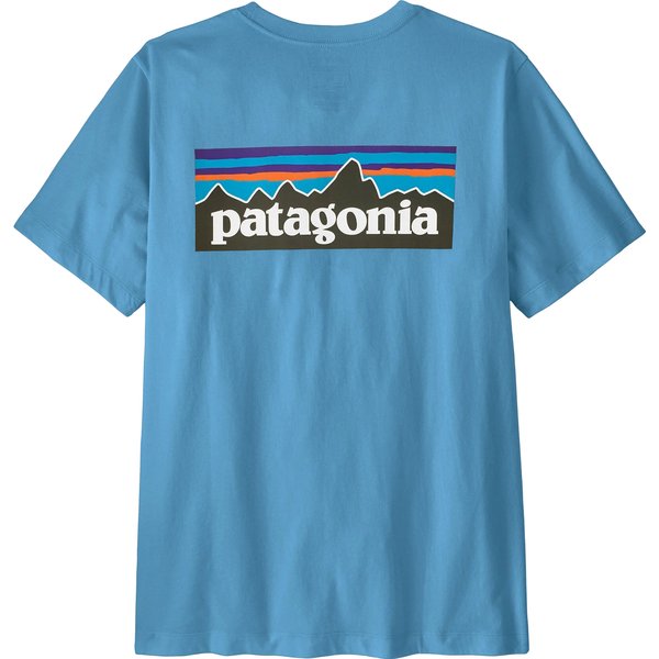 Koszulka męska P-6 Logo Patagonia - Shore Blue