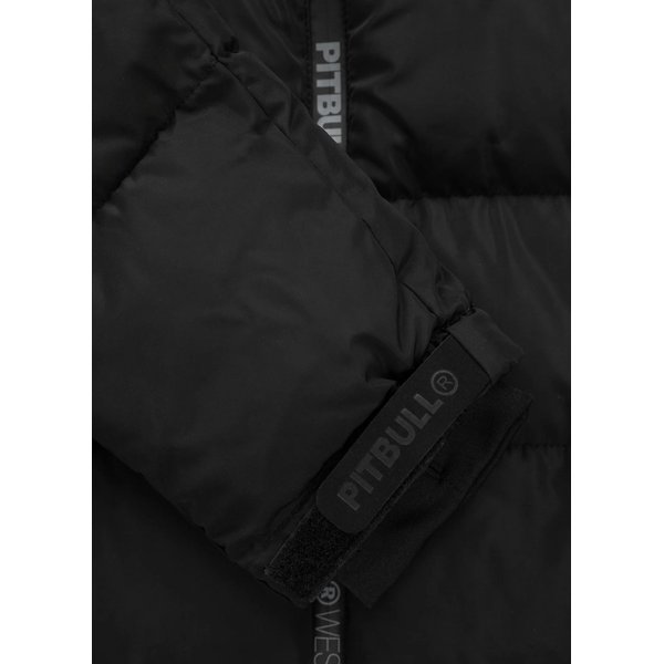 Kurtka puchowa męska Airway 4 Padded Hooded Pitbull West Coast - black