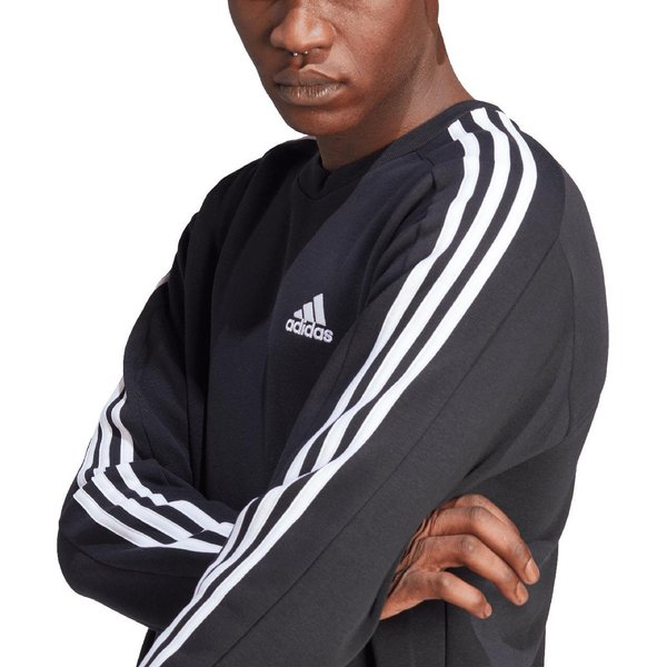 Bluza męska Essentials Fleece 3-Stripes Adidas - czarna