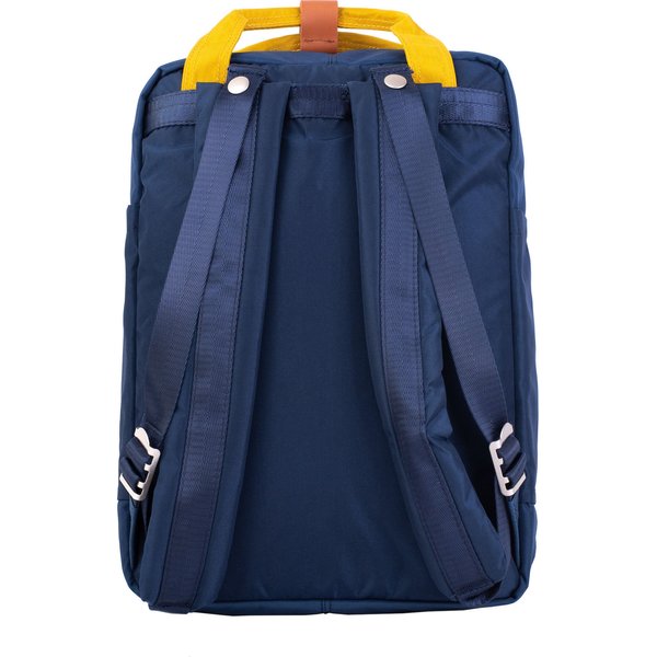 Plecak Macaroon Glossy Blocking Series 16L Doughnut - navy x khaki