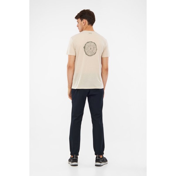 Koszulka męska Rune Bamboo Man Viking - beżowy