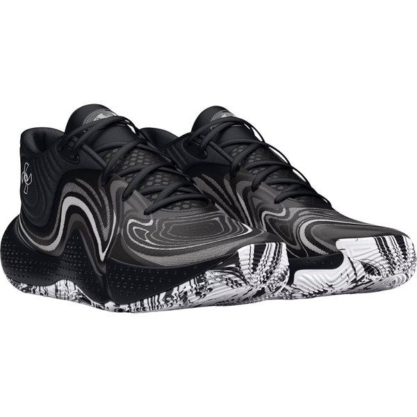 Buty koszykarskie Spawn 6 Mid Under Armour - Black/Distant Gray