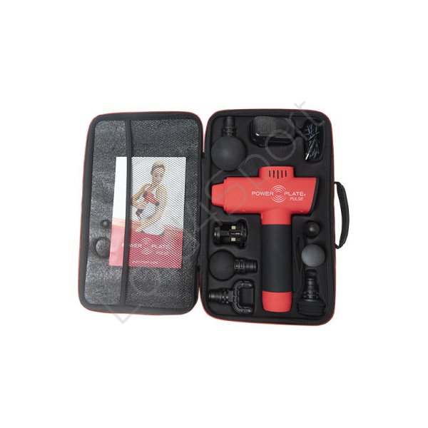Pistolet do masażu Pulse Matte Power Plate - czerwony