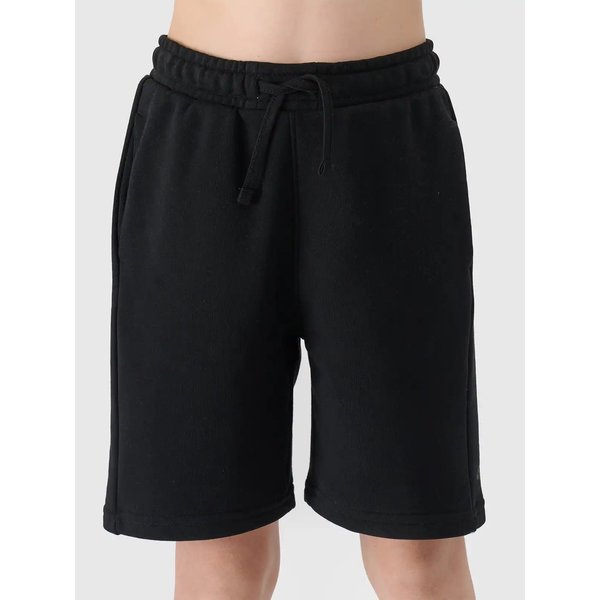 Spodenki chłopięce TSHOM600 4F - głęboka czerń