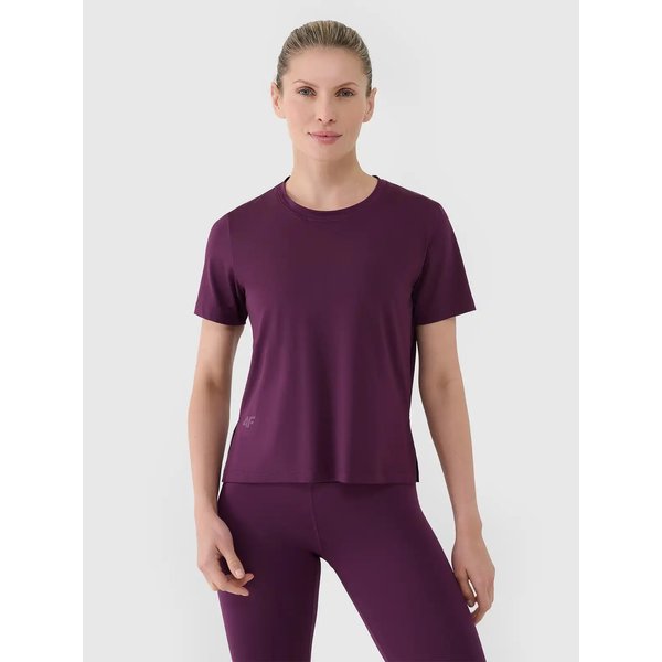 Koszulka damska TFTSF1236 4F - ciemny fiolet