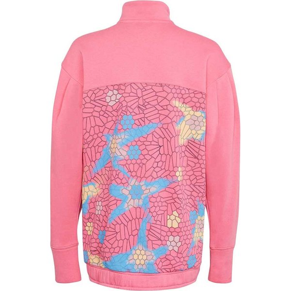 Bluza juniorska Power Fleece Loose Half-Zip Adidas - różowa