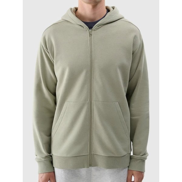 Bluza męska TSWSM1584 4F - oliwkowy