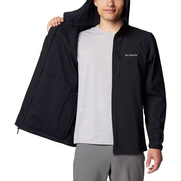 Softshell męski Columbia Tech Softshell Hoodie Columbia - Black