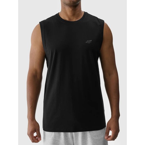 Bezrękawnik męski TSLEM125 4F - głęboka czerń