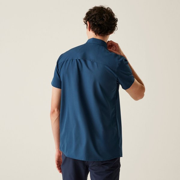 Koszula męska Travel Packaway Regatta - Moonlight Denim