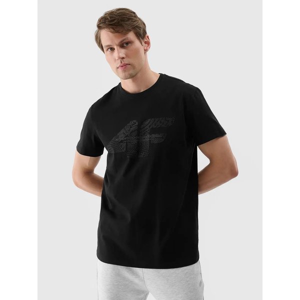 Koszulka męska TTSHM2004 4F - głęboka czerń