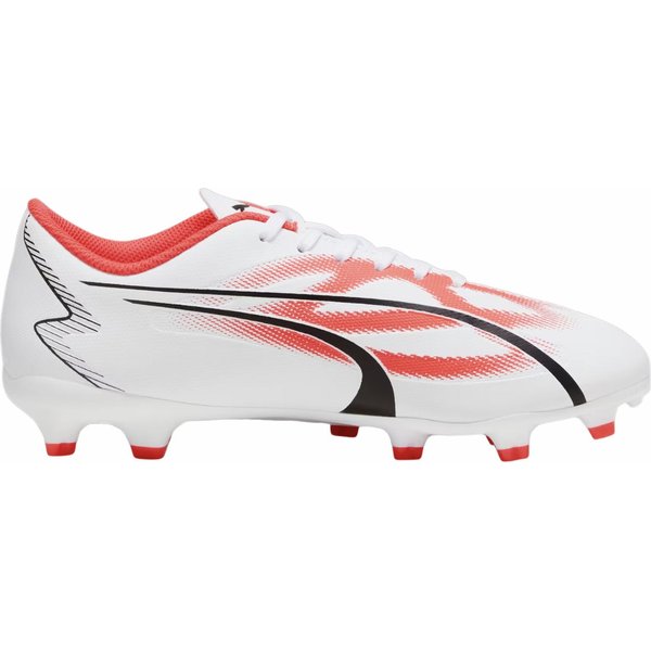 Buty piłkarskie, korki Ultra Play FG/AG Jr Puma - białe