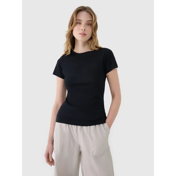 Koszulka damska TTSHF1995 4F - głęboka czerń