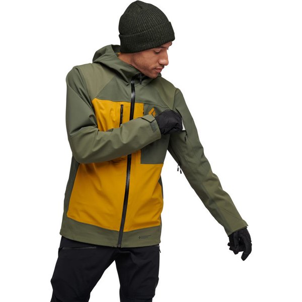 Kurtka narciarska męska Recon Stretch Pro Shell Black Diamond - Tundra-Amber