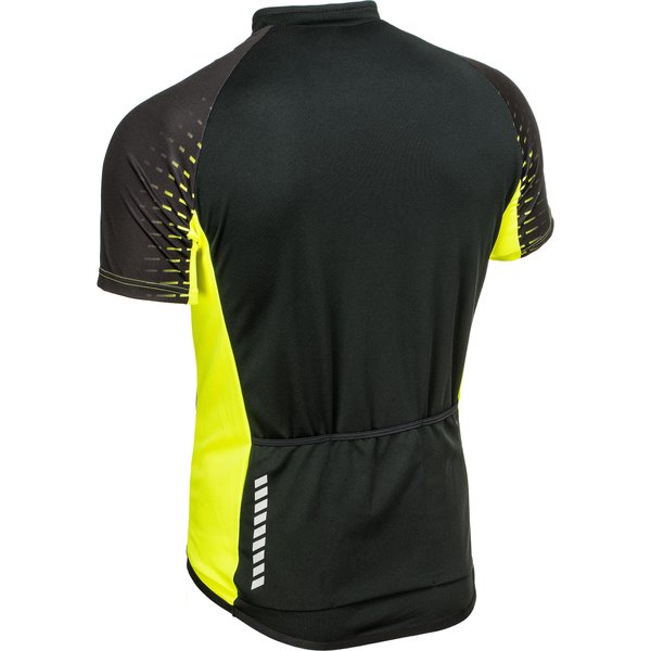 Koszulka rowerowa męska SR0030 Stanteks - czarno-zielona