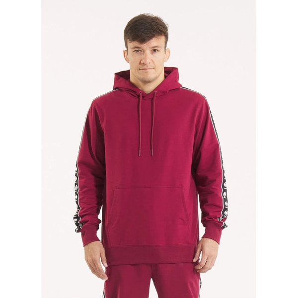 Bluza męska Tape Nugget Hooded Sweatshirt Pitbull West Coast - burgundy
