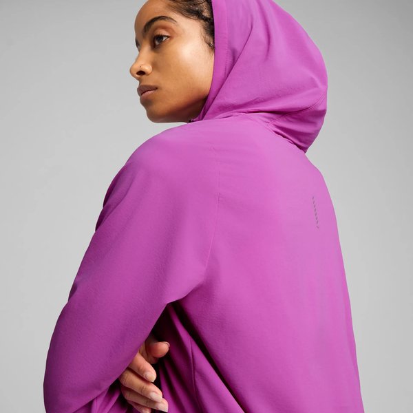 Kurtka damska Run Velocity Woven Puma - Wild Berry