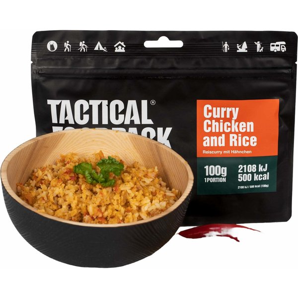 Żywność liofilizowana Kurczak curry z Ryżem Tactical Foodpack