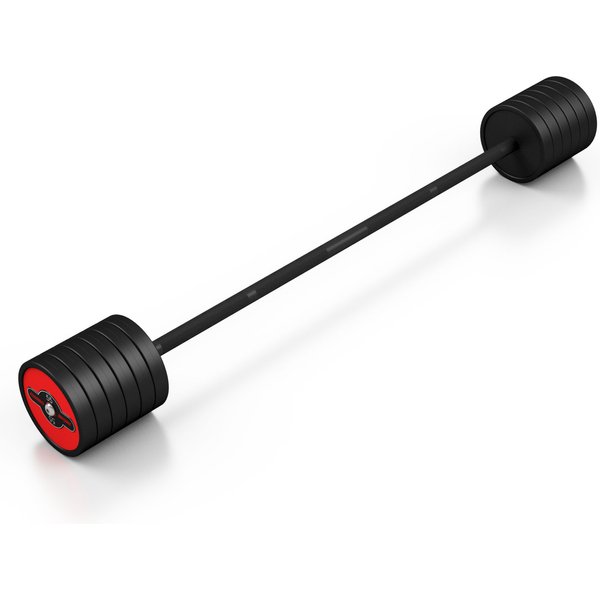 Sztanga gumowana prosta 55kg Marbo Sport