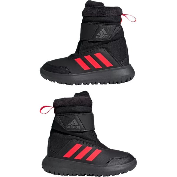 Buty, śniegowce Winterplay Jr Adidas - czarne