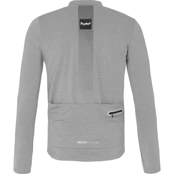 Longsleeve rowerowy męski Prtgerrie Protest - szary