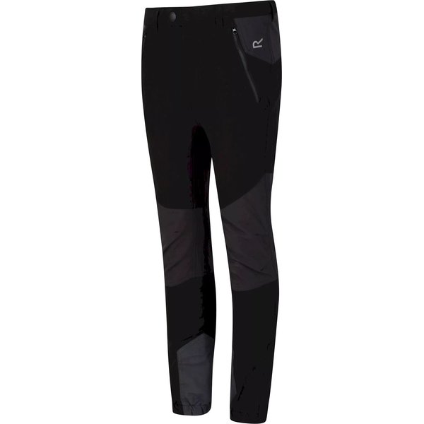 Spodnie trekkingowe juniorskie Tech Mountain Regatta - black/ash