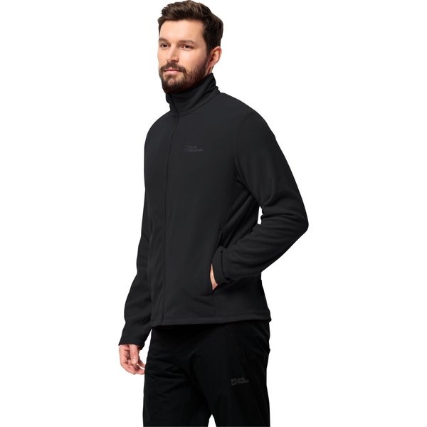 Polar męski Taunus FZ Jack Wolfskin - black