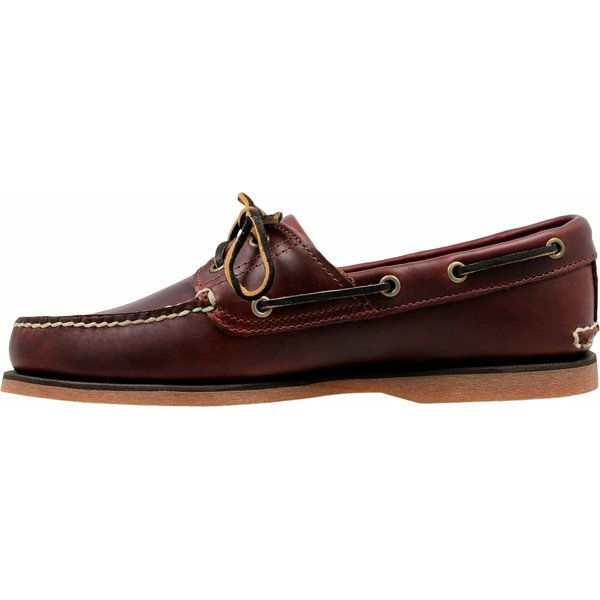 Buty, mokasyny Classic Boat 2 Eye Boot Timberland - brązowy/bordowy