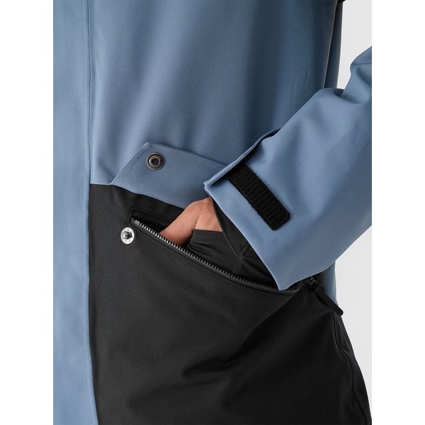 Kurtka snowboardowa męska TTJAM509 4F - denim