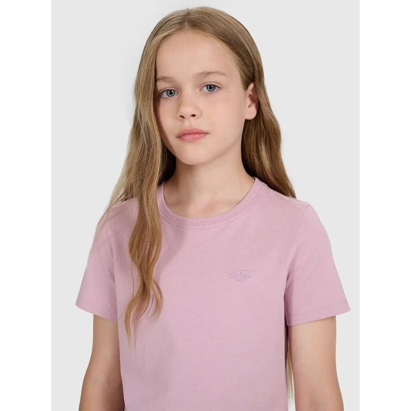 Koszulka dziewczęca TTSHF2397 4F - jasny róż