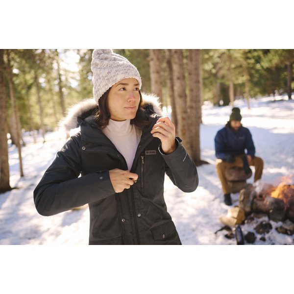 Płaszcz damski Suttle Mountain Long Insulated Columbia - Collegiate Navy