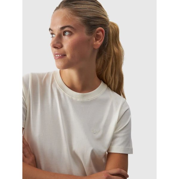 Koszulka damska TTSHF1650 4F - kremowy
