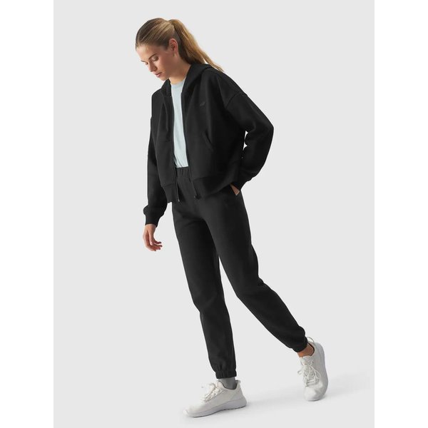 Bluza damska TSWSF1306 4F - głęboka czerń