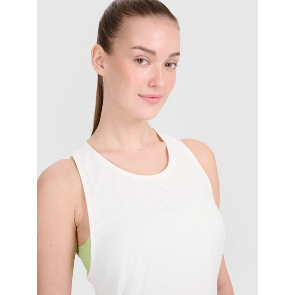 Bezrękawnik damski TFSLF412 4F - złamana biel