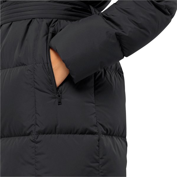 Płaszcz puchowy damski Frozen Lake Jack Wolfskin - black