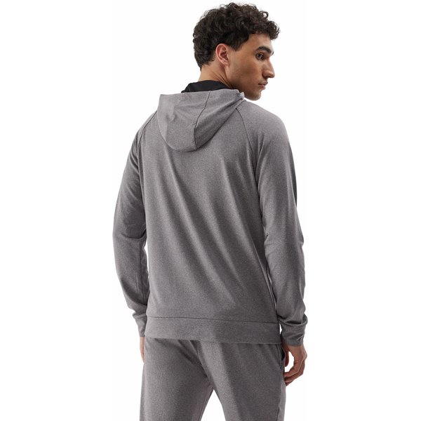 Bluza męska 4FAW23TFSWM209 4F - chłodny jasny szary melanż