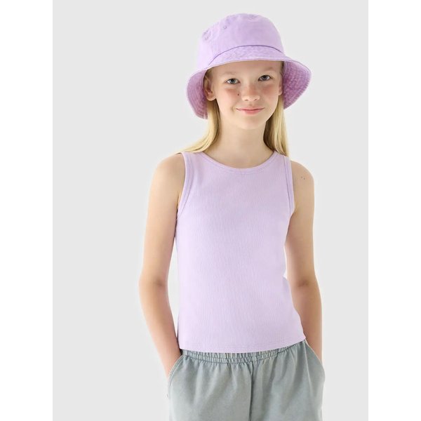 Bezrękawnik dziewczęcy TSLEF111 4F - jasny fiolet
