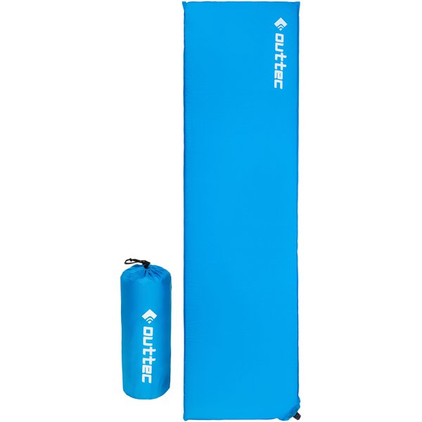 Mata samopompująca Travel 180x53cm Outtec - niebieska