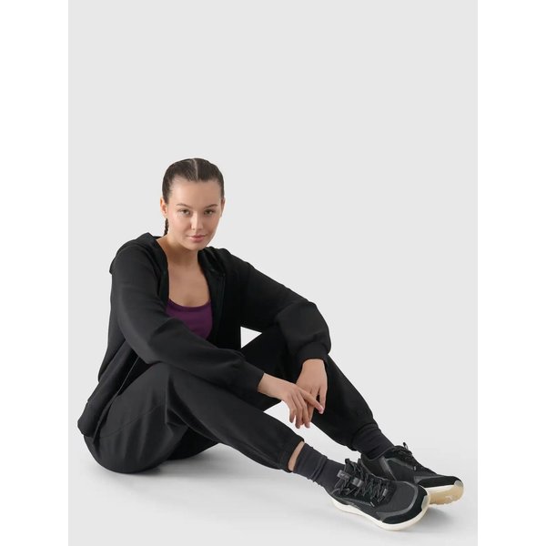 Bluza damska TSWSF1577 4F - głęboka czerń