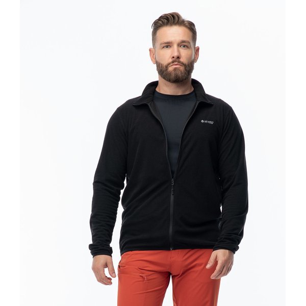 Polar męski Damis II Full Zip Hi-Tec - Black