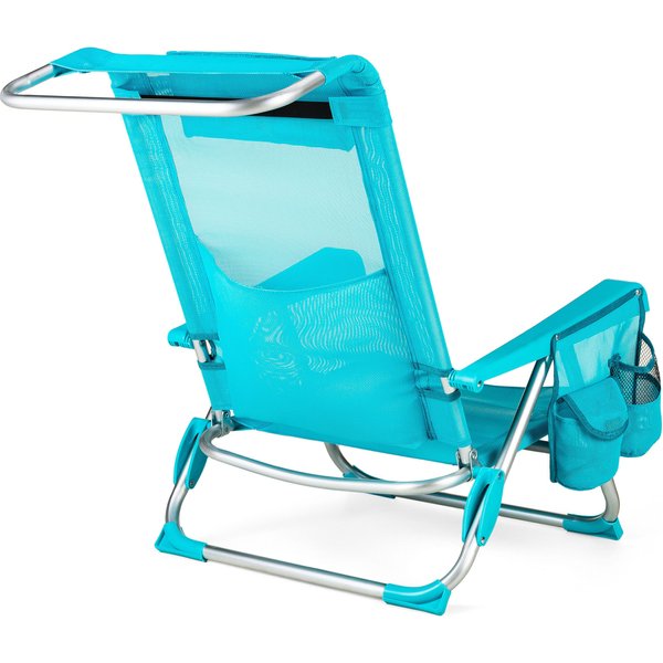 Krzesło plażowe z funkcją leżaka Sun Flex 2w1 Outtec - turkusowe
