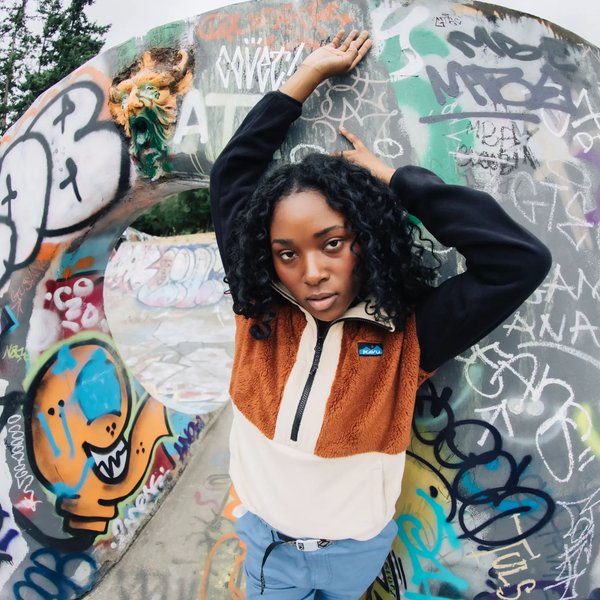 Bluza polarowa damska Timber Lane KAVU - sky mix